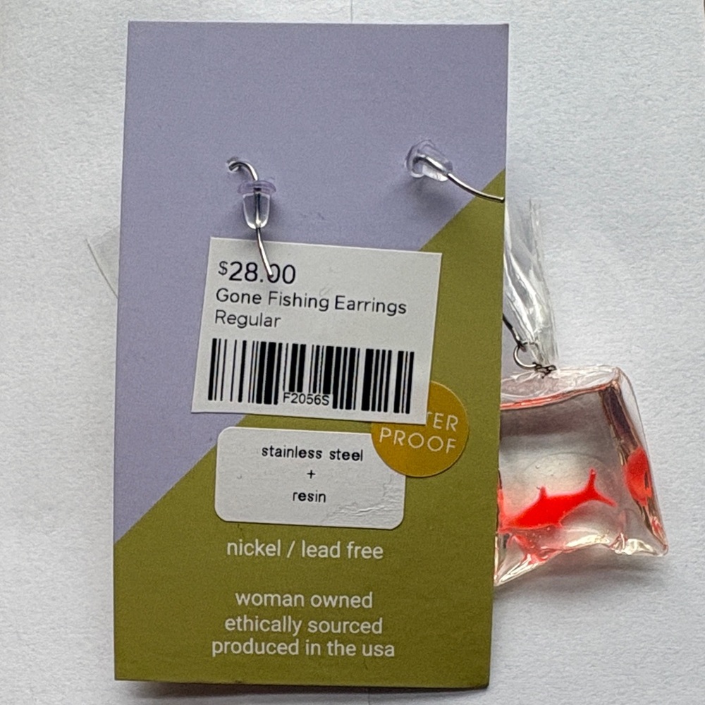 Goldfish Earrings - Picture 3 of 6